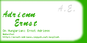 adrienn ernst business card